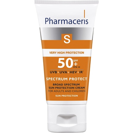 S Spectrum Protect Солнцезащитный крем широкого спектра действия Spf50+ 50 мл, Pharmaceris