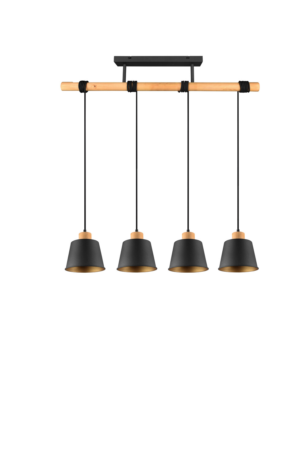 

Подвесная лампа Trio Leuchten, 18x150 см, черный/золотой