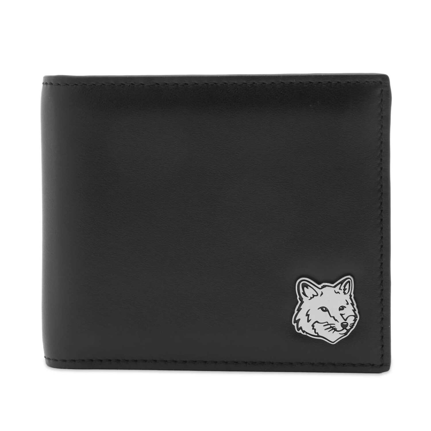 

Кошелек Maison Kitsuné Fox Head Bifold Wallet, черный