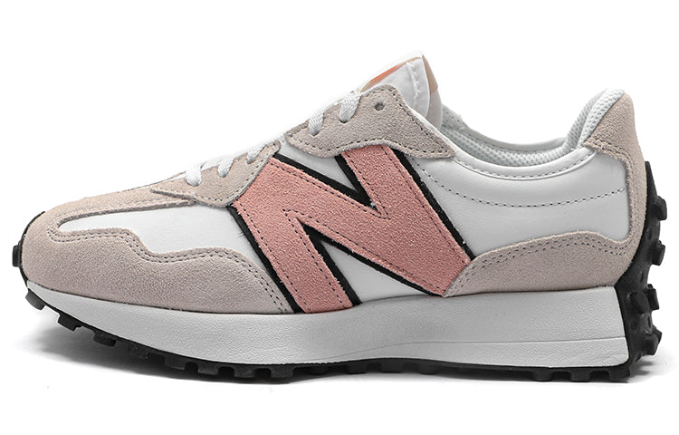 Кроссовки женские New Balance 327, белый / розовый