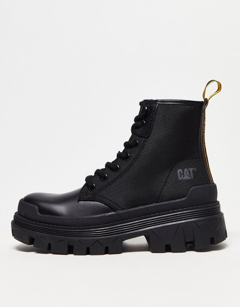 

Черные ботинки на шнуровке CAT Hardwear Hi Cat Footwear