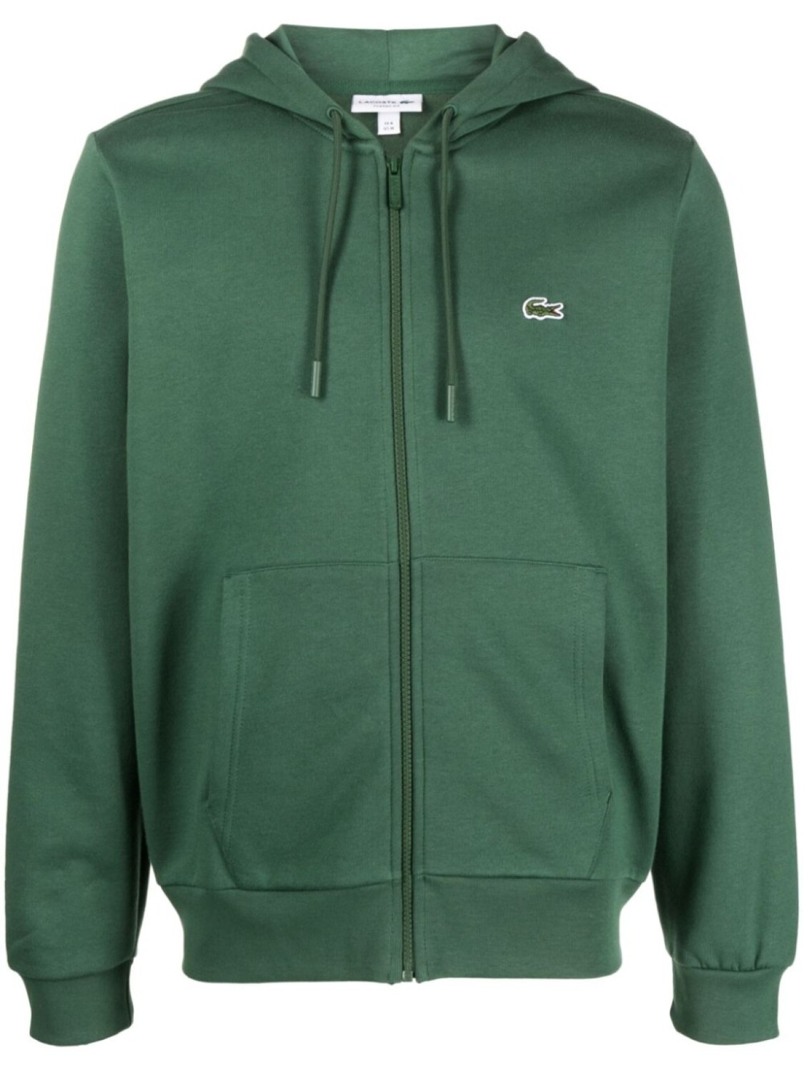 

Lacoste толстовка с капюшоном на молнии с вышитым логотипом, зеленый