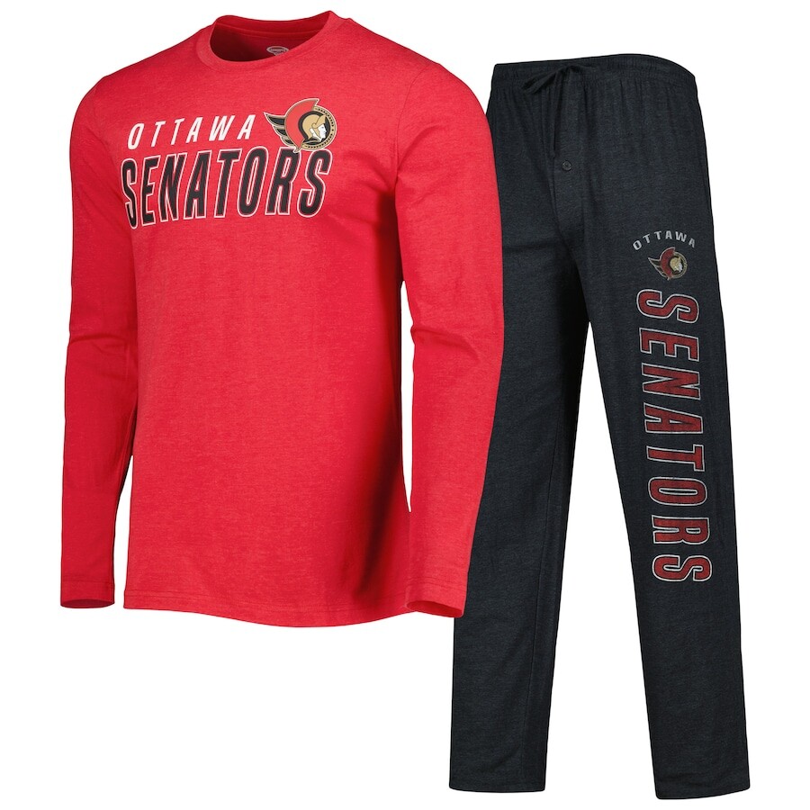 

Пижамный комплект Concepts Sport Ottawa Senators, черный
