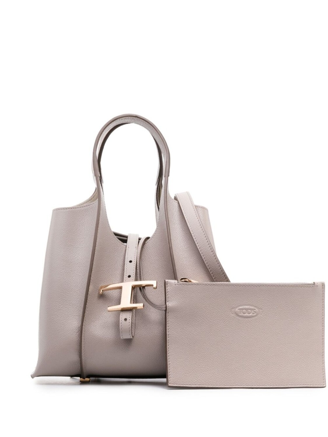 

Маленькая сумка-тоут T Timeless Tod's, бежевый