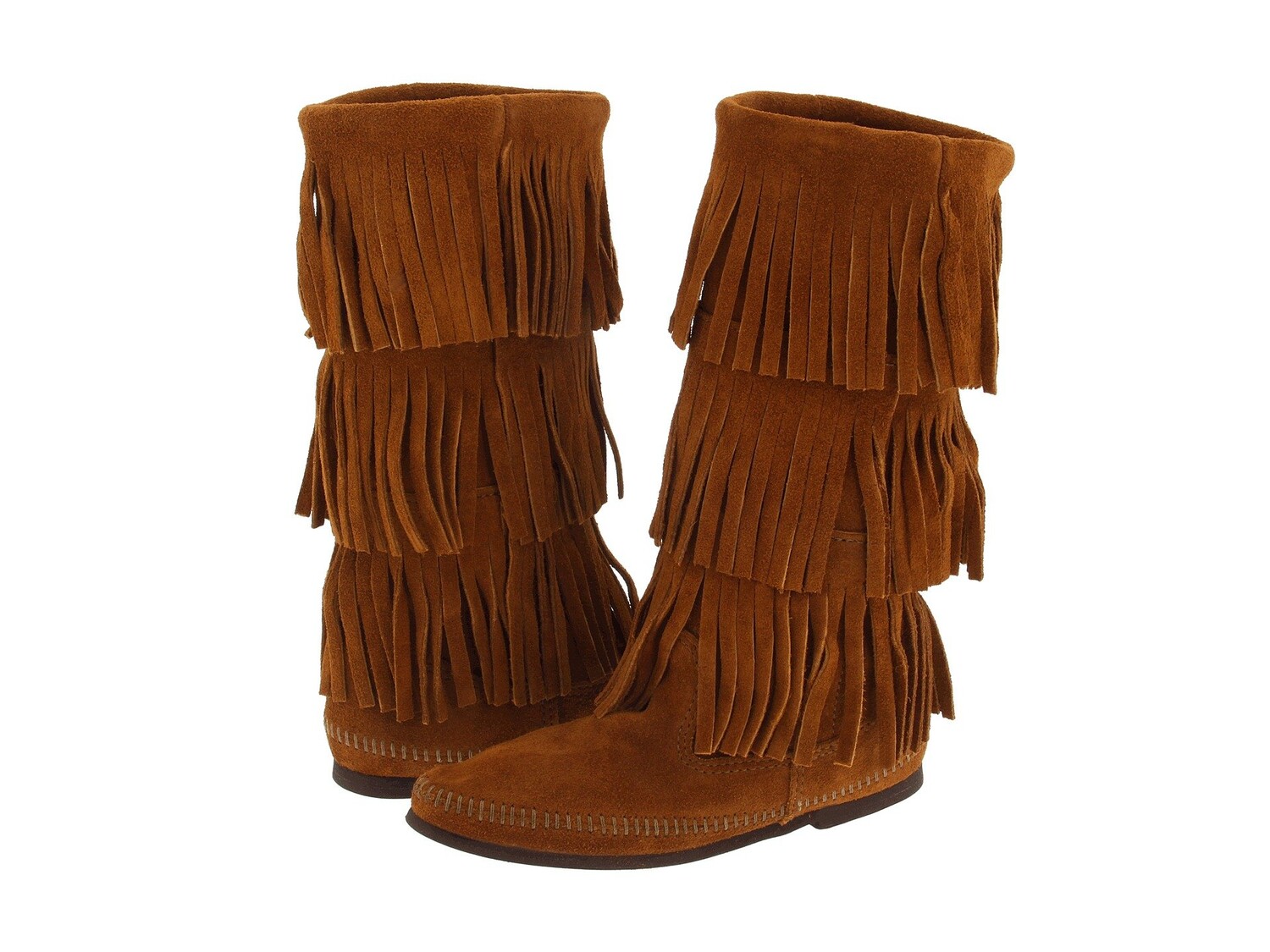 

Ботинки Minnetonka Calf Hi 3-Layer Fringe Boot