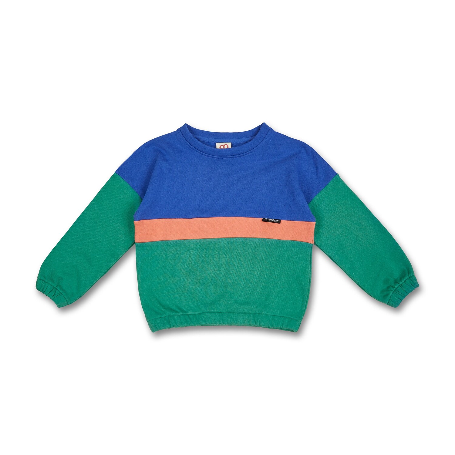 

Толстовка MANITOBER Cut & New, цвет Blue/Peach/Green
