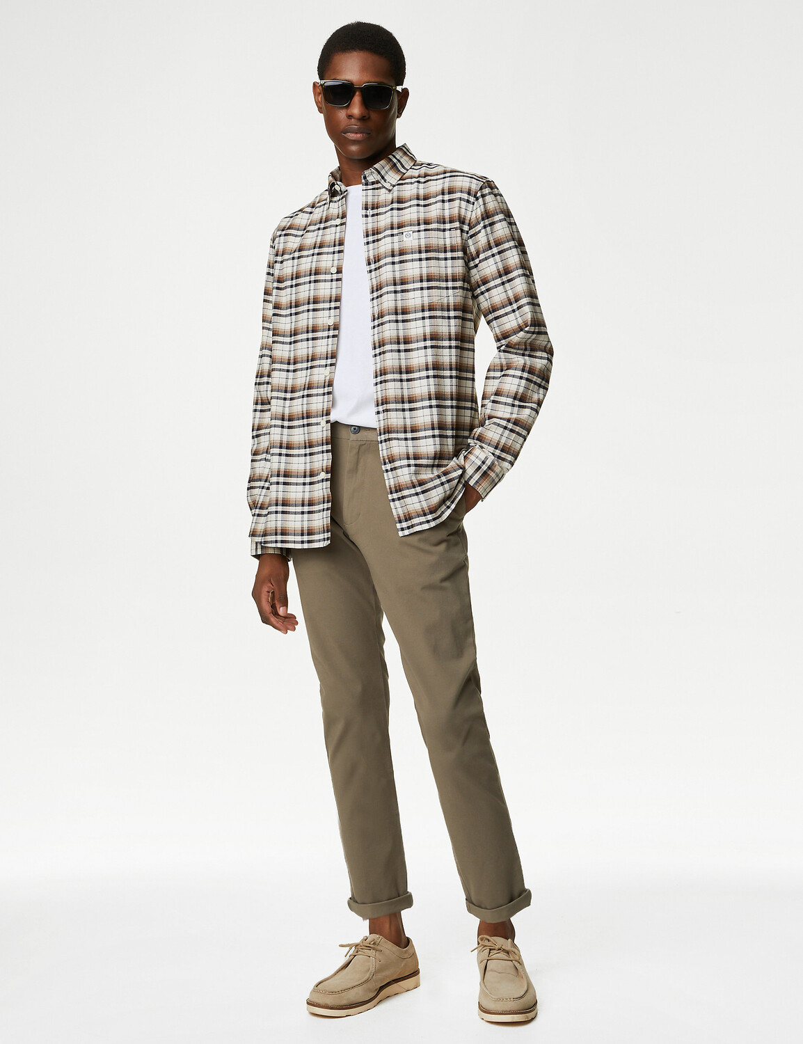 

Узкие брюки чинос Ultimate Fit Marks & Spencer