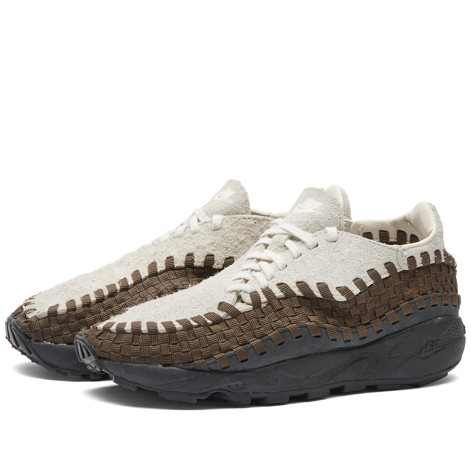 Кроссовки Nike Air Footscape Woven Nh, цвет Coconut Milk, Baroque Brown & Black