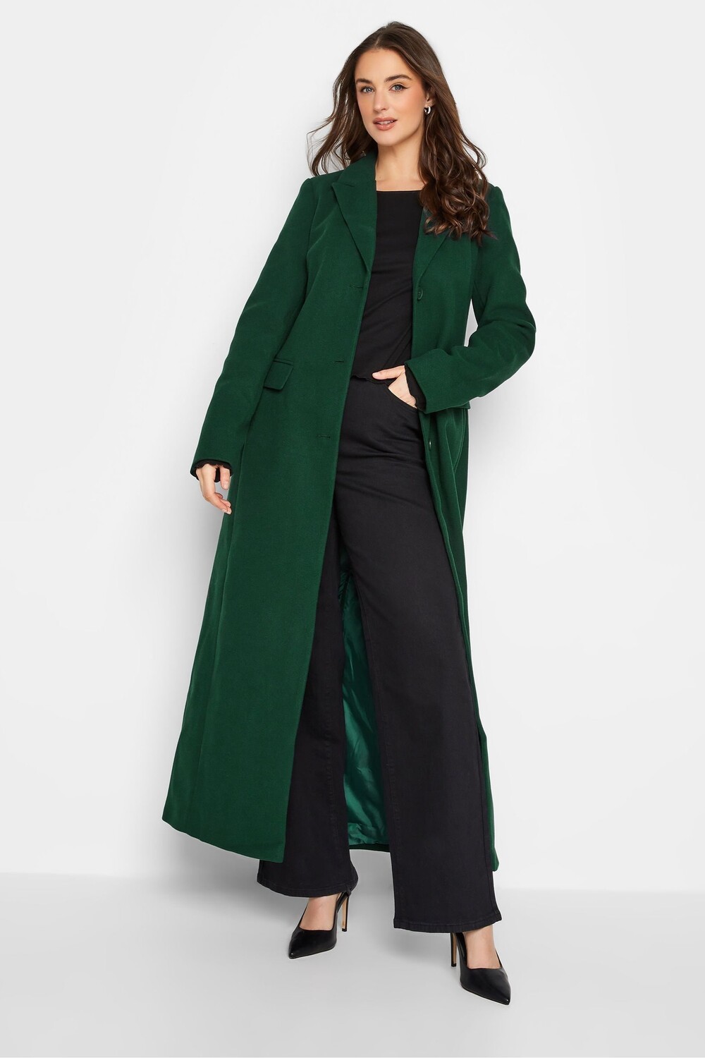 

Длинное формальное пальто Long Tall Sally, зеленый