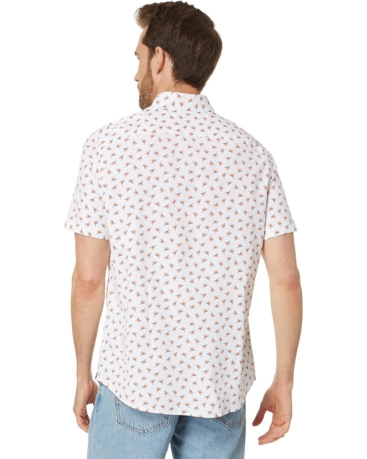 

Рубашка Southern Tide Short Sleeve Intercoastal Paradise Park Sport Shirt, цвет Classic White