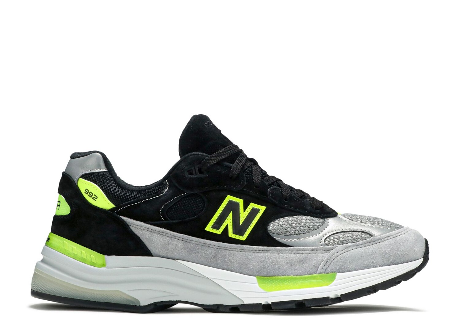

Кроссовки New Balance 992 Made In Usa 'Grey Volt', черный