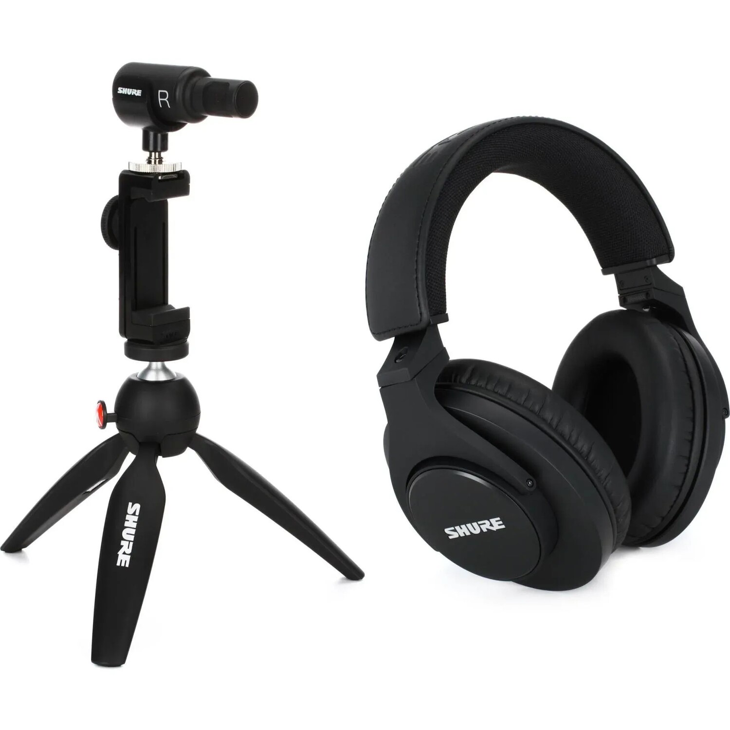

Цифровой стереоконденсаторный микрофон Shure MV88+ и наушники SRH440A