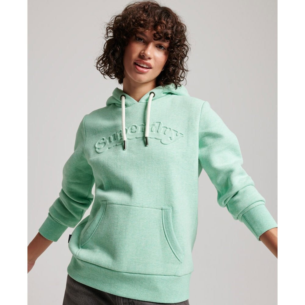 

Худи Superdry Vintage Cooper Emboss, зеленый