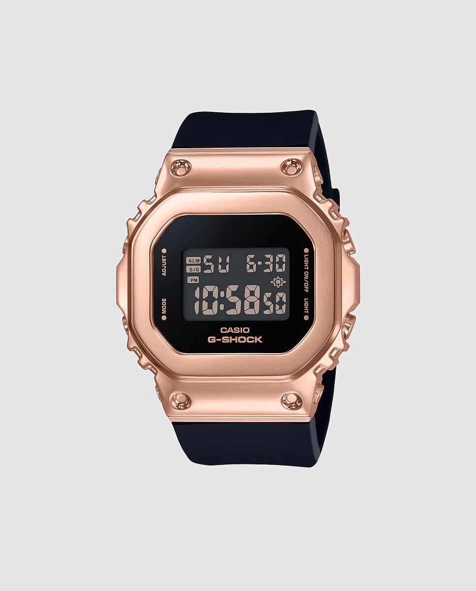 цена Casio G-Shock GM-S5600PG-1ER женские часы из черной смолы Casio, черный