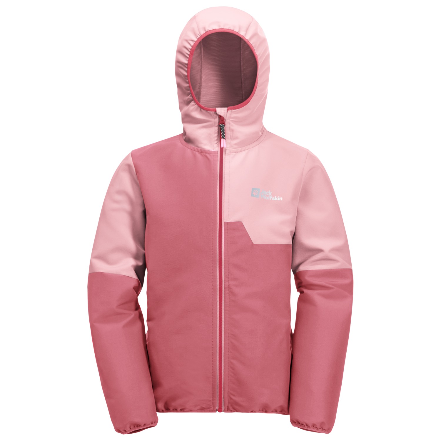 Куртка из софтшелла Jack Wolfskin Kid's Turbulence Hooded, цвет Soft Pink