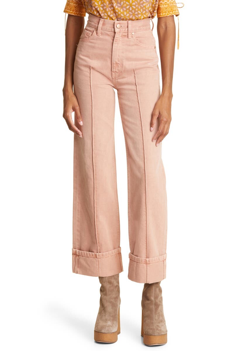 

Неэластичные джинсы Genevieve Pintuck ULLA JOHNSON