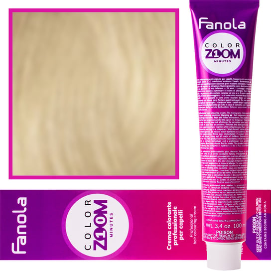 цена Краситель Fanola Color Zoom Platinum Blonde 100 мл