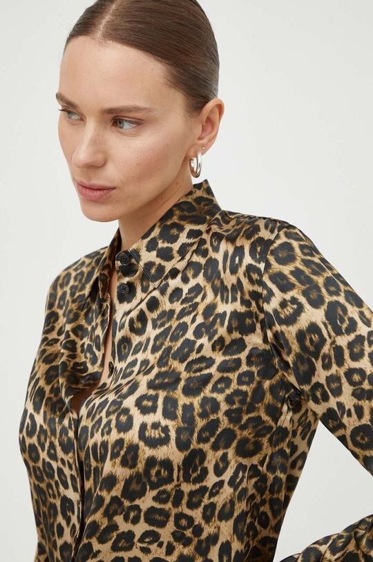 

Шелковая рубашка The Kooples, бежевый