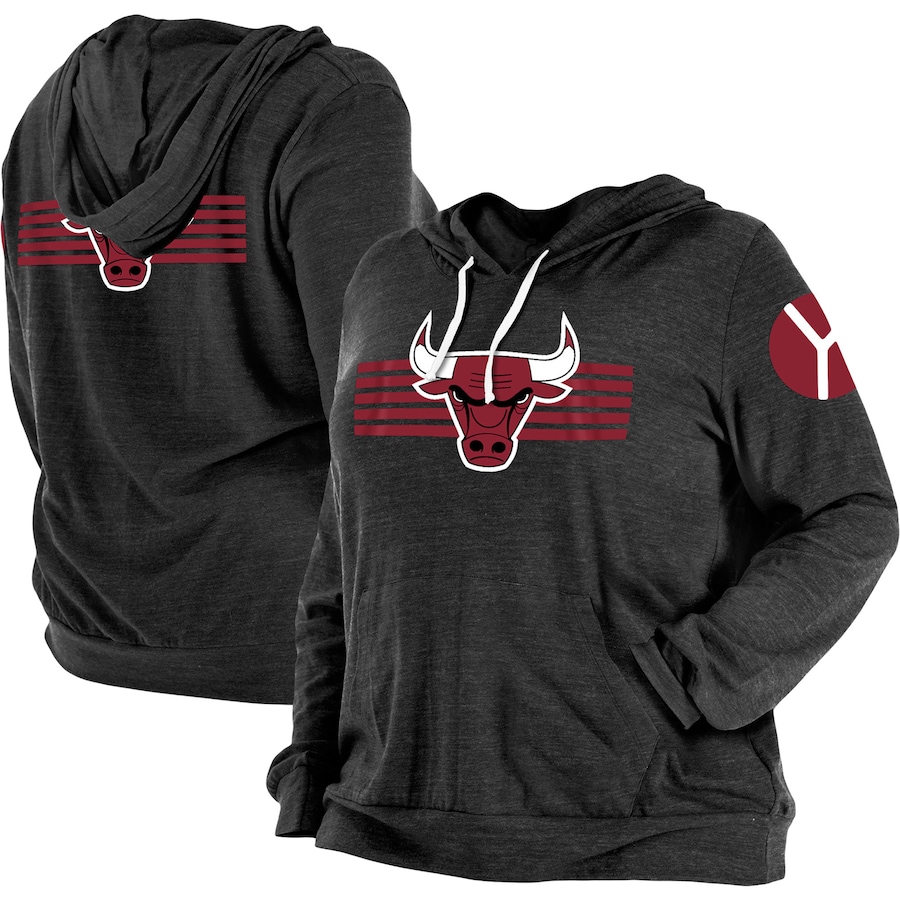 

Футболка с длинным рукавом New Era Chicago Bulls, черный