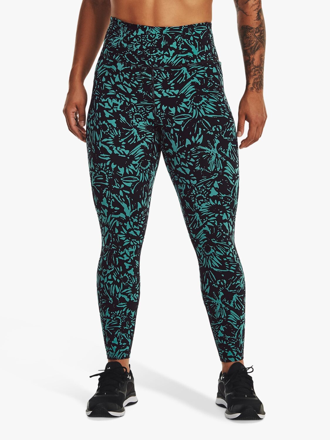 

Леггинсы Under Armour Meridian Ankle Gym, черный/бирюзовый