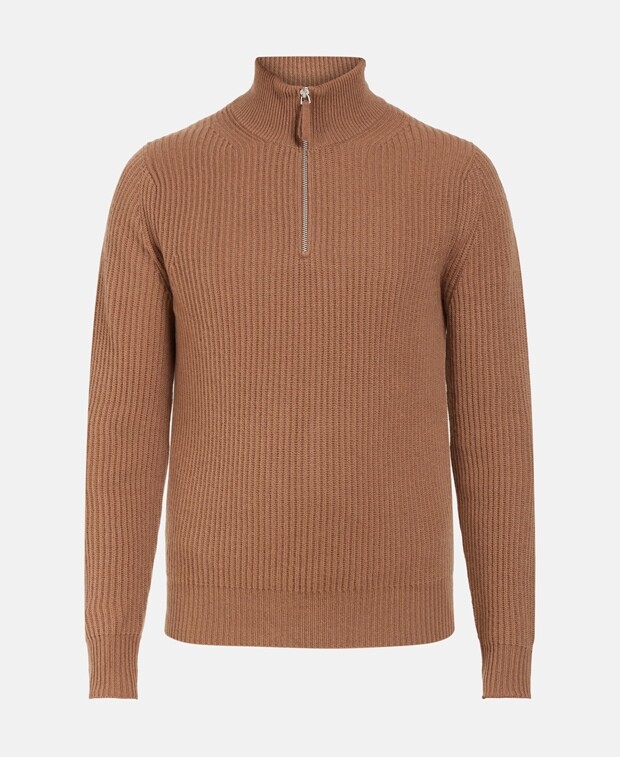

Кашемировый пуловер FTC Cashmere, кофе