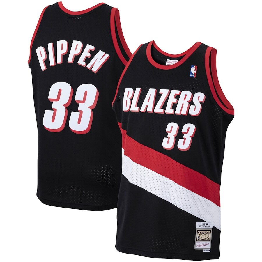 

Джерси Mitchell & Ness Portland Trail Blazers, черный