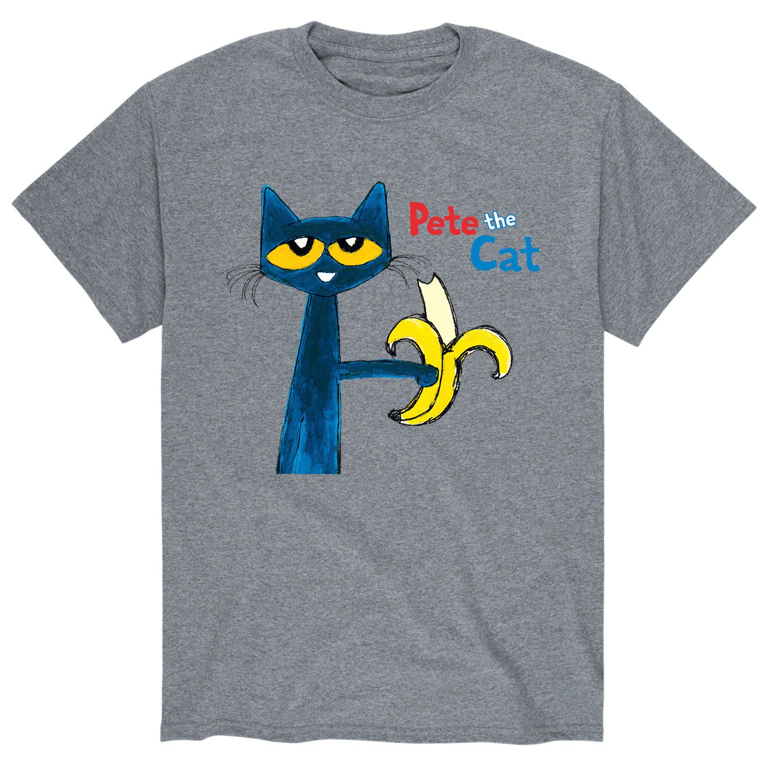 Мужская футболка Pete The Cat Pete And Banana Licensed Character