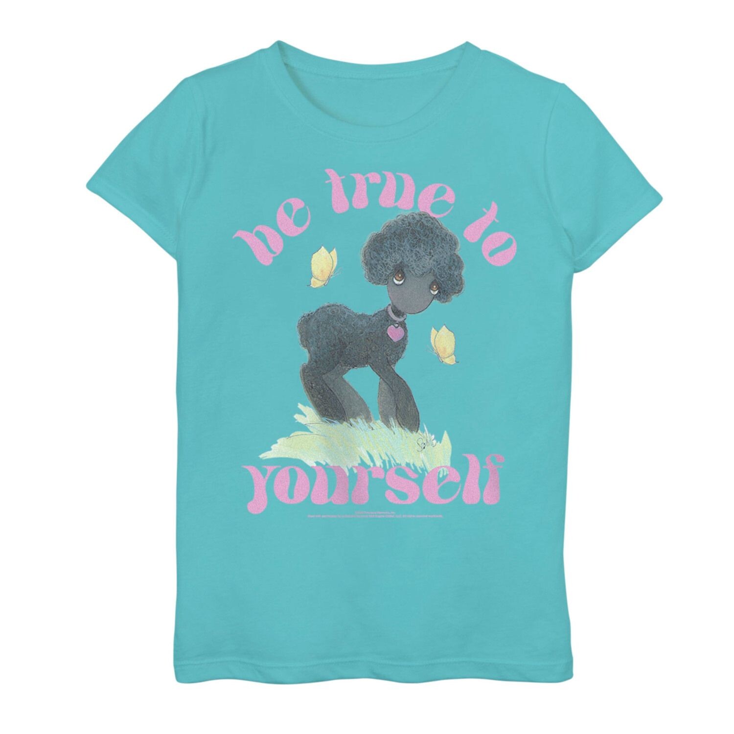 

Футболка с рисунком «Черная овца» для девочек 7–16 лет «Precious Moments Be True To Yourself» Licensed Character
