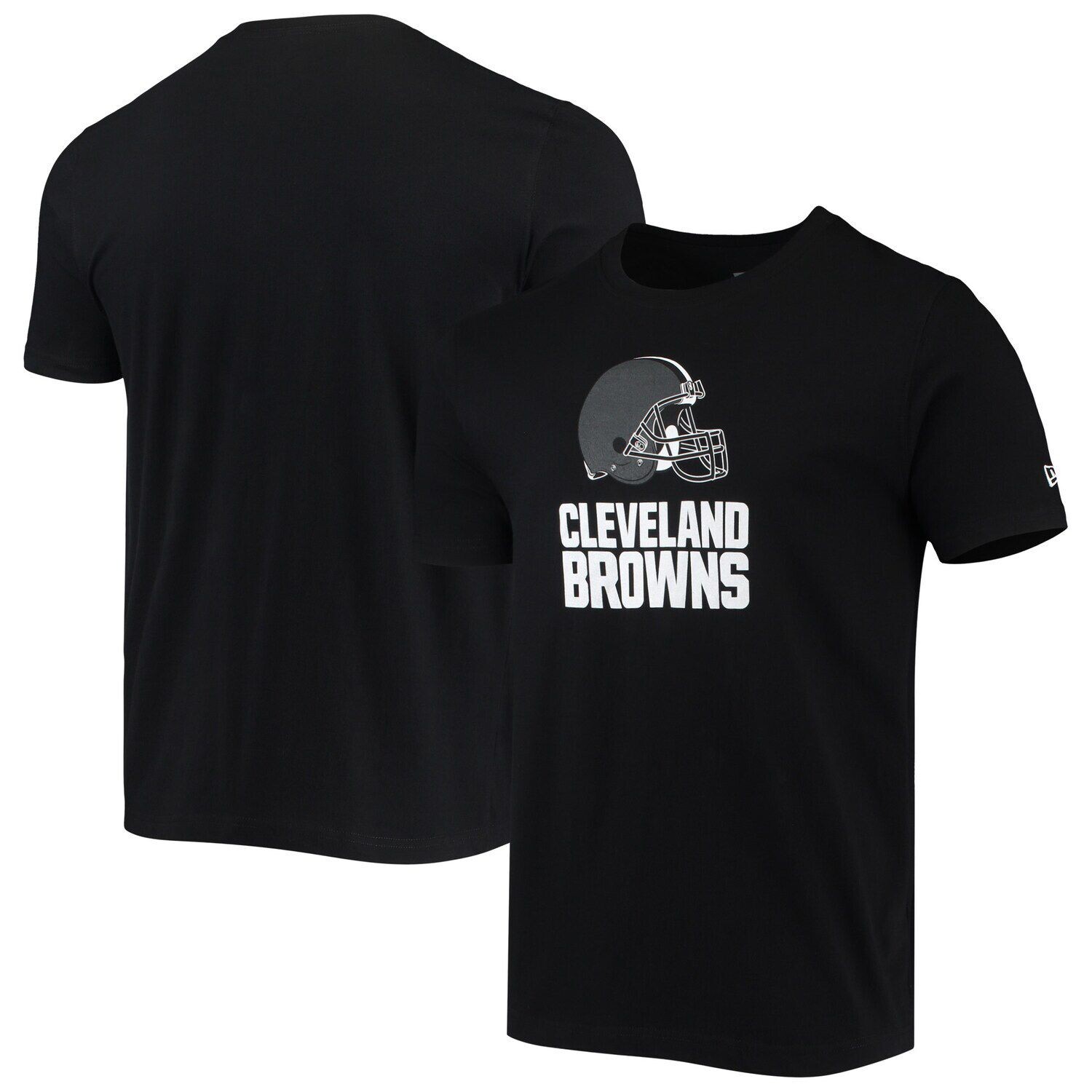 

Мужская черная футболка с логотипом команды New Era Cleveland Browns