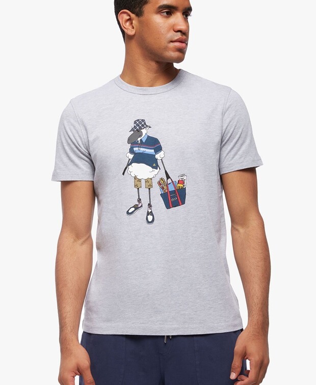 

Футболка Brooks Brothers, серый