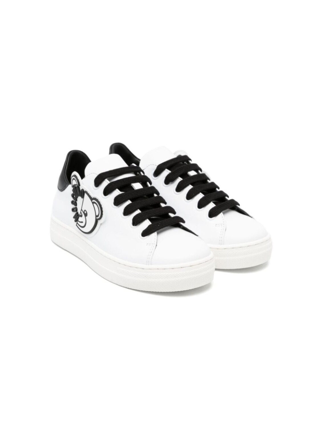 

Moschino Kids кроссовки с аппликацией Teddy Bear, белый