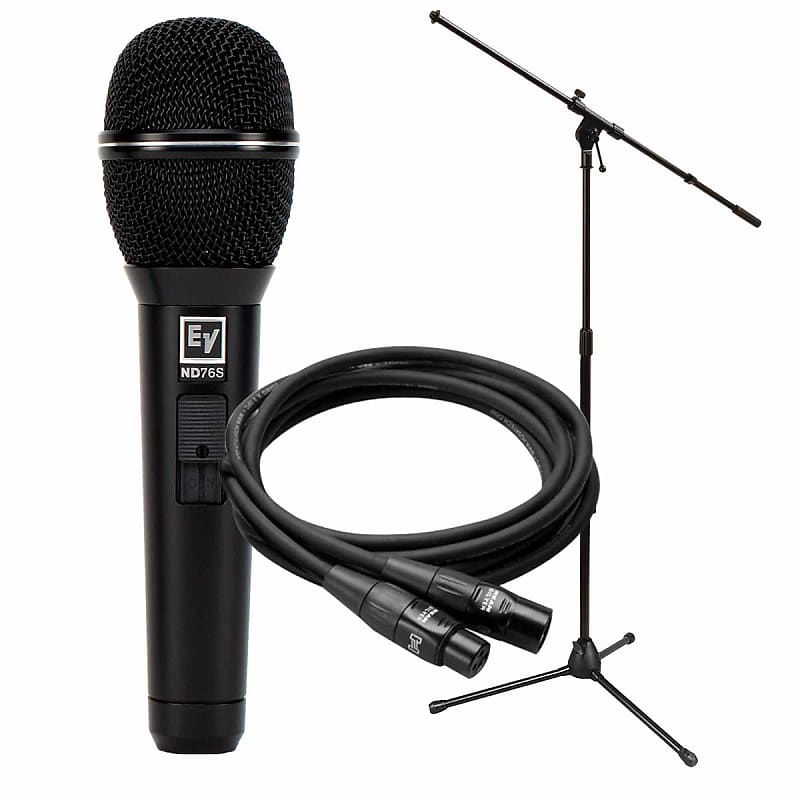Динамический вокальный микрофон Electro-Voice ND76S Cardioid Dynamic Vocal Microphone with On/Off Switch микрофон вокальный electro voice co9 кардиоида