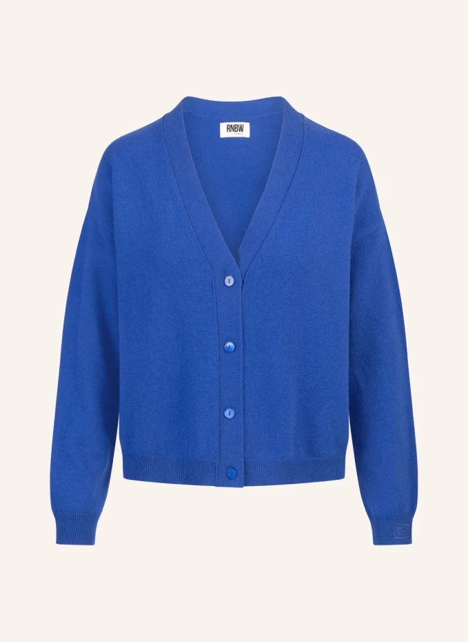 

Кардиган с v-образным вырезом Rainbow Cashmere, синий