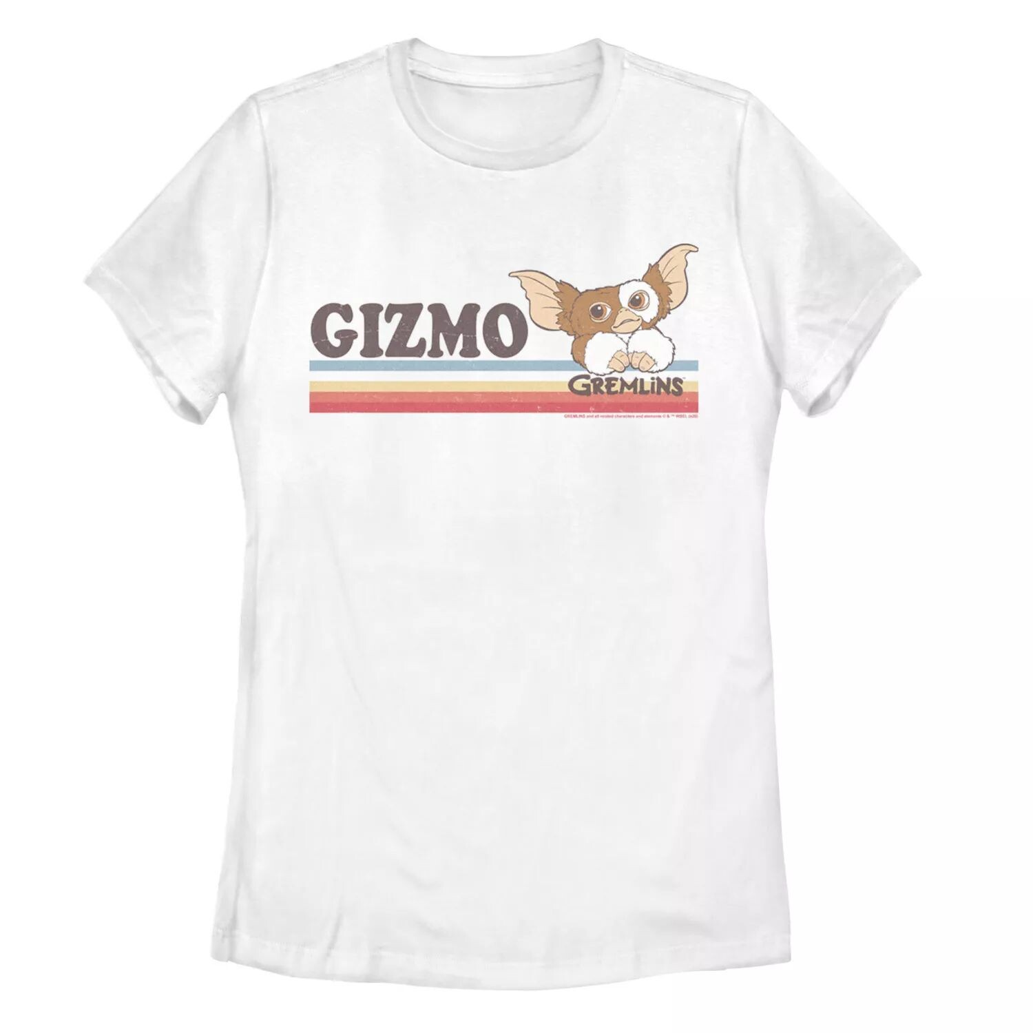 

Футболка в полоску в стиле ретро Gremlins Gizmo Juniors Licensed Character