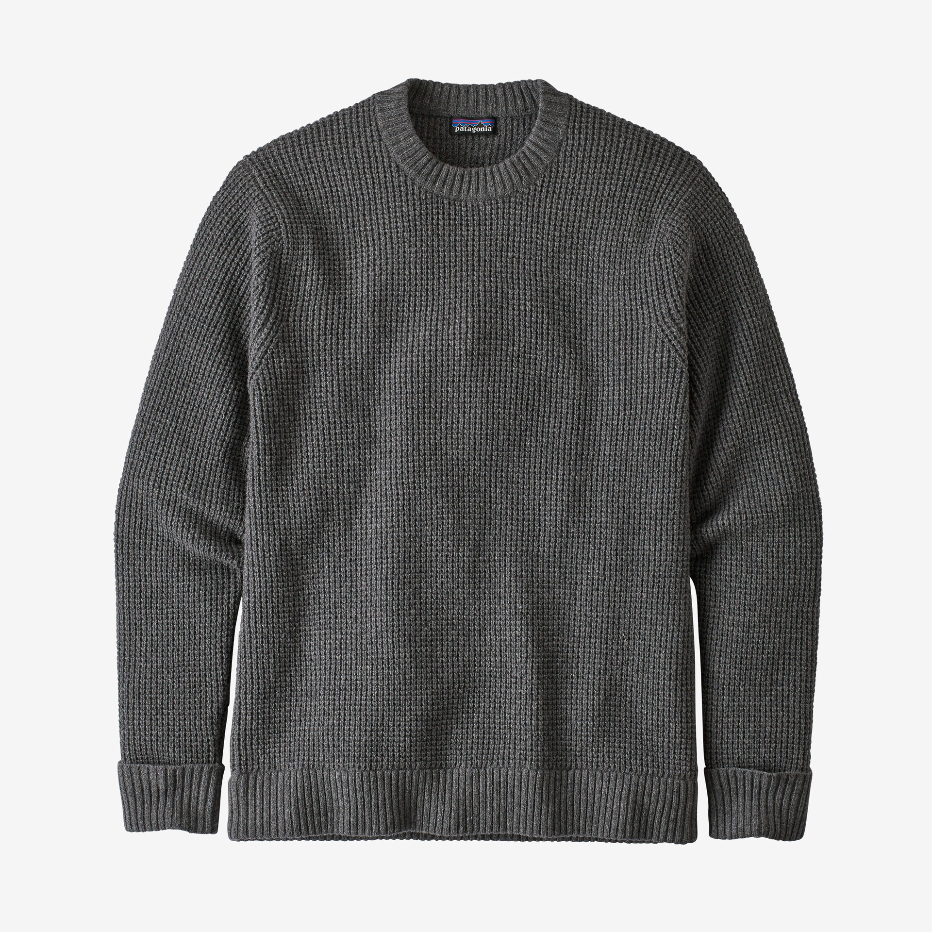 Мужской свитер из переработанной шерсти Patagonia, цвет Hex Grey