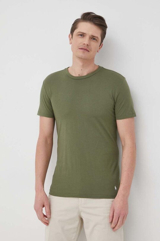 

Хлопковая футболка (3 шт.) 714830304013 Polo Ralph Lauren, мультиколор