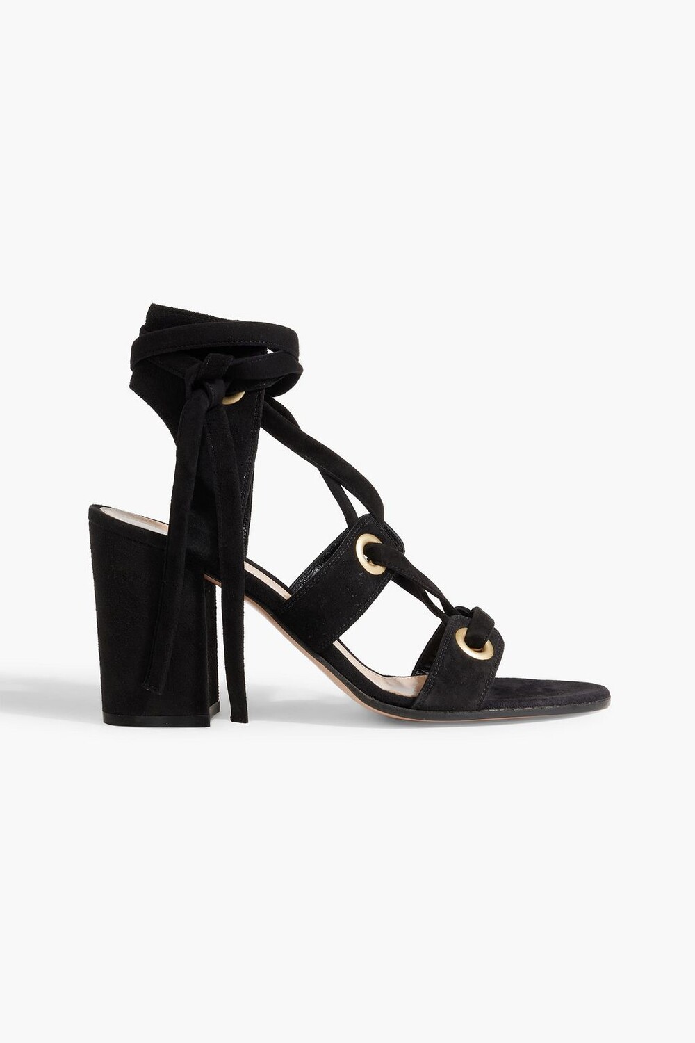 

Замшевые сандалии Ibiza 85 GIANVITO ROSSI, черный