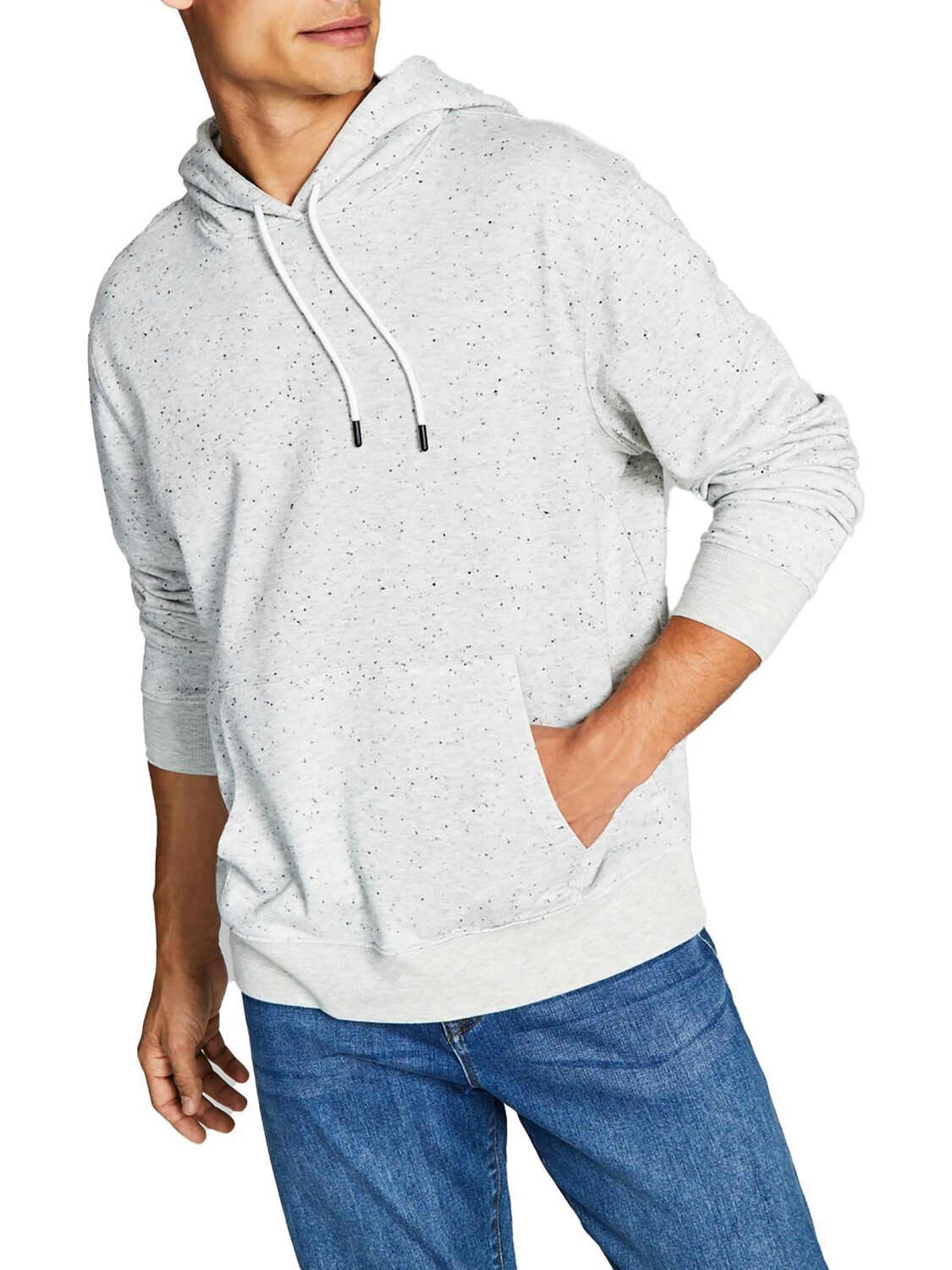 

Мужской пуловер с капюшоном оверсайз And Now This, цвет Heather Grey