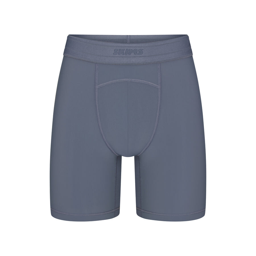 

Мужские трусы-боксеры 7 дюймов SKIMS Skims Sport, цвет Steel Blue