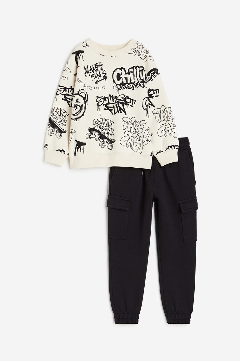 

Комплект из двух толстовок H&M, белый