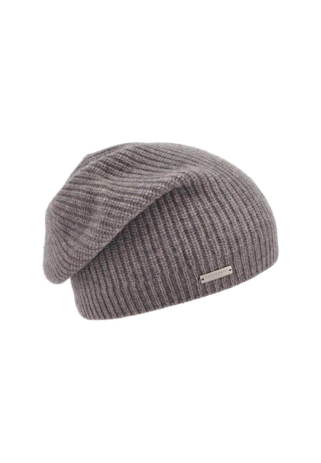 

Кашемировый носок в рубчик 18604-0 SEEBERGER, цвет Taupe One Size