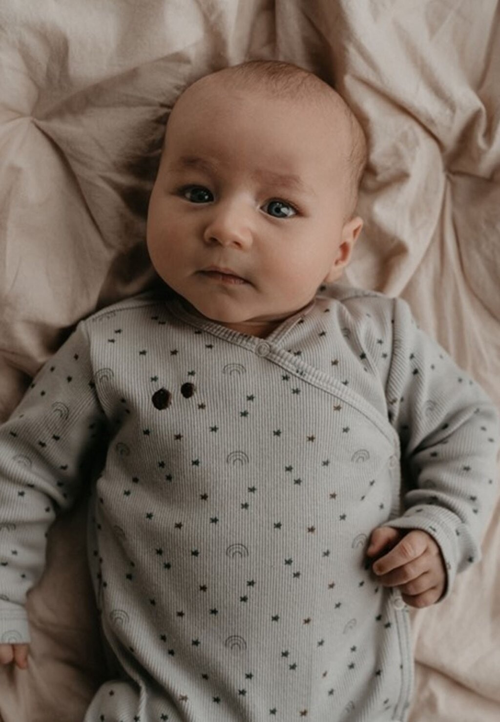 

Боди SMOKEY RAINBOW SIZE Snoozebaby, цвет grey light grey