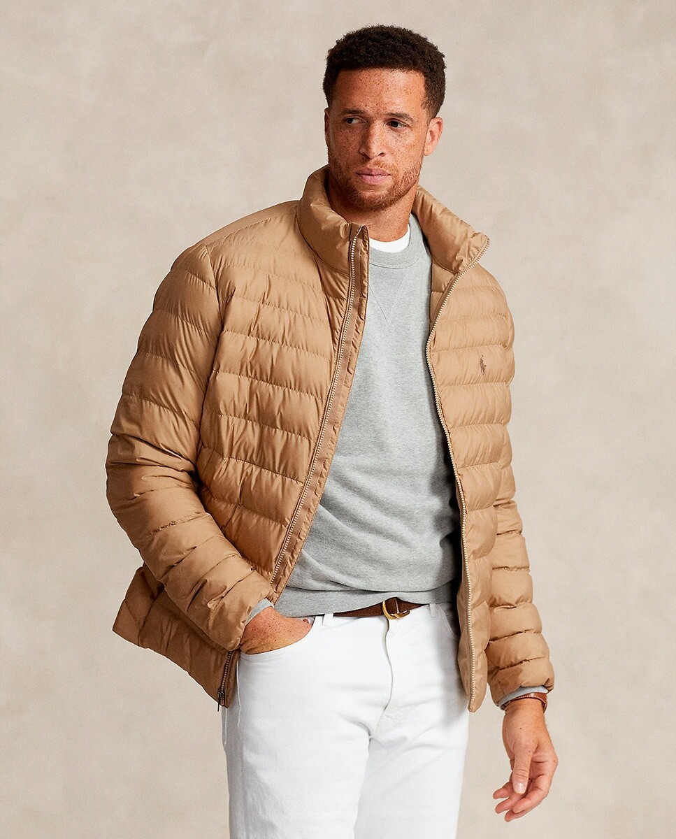 

Мужская складная водоотталкивающая куртка больших размеров. Polo Ralph Lauren, каки