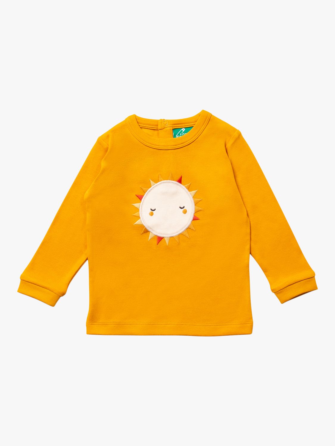 Детская футболка Sunshine с длинными рукавами из органического хлопка Little Green Radicals, желтый/мульти