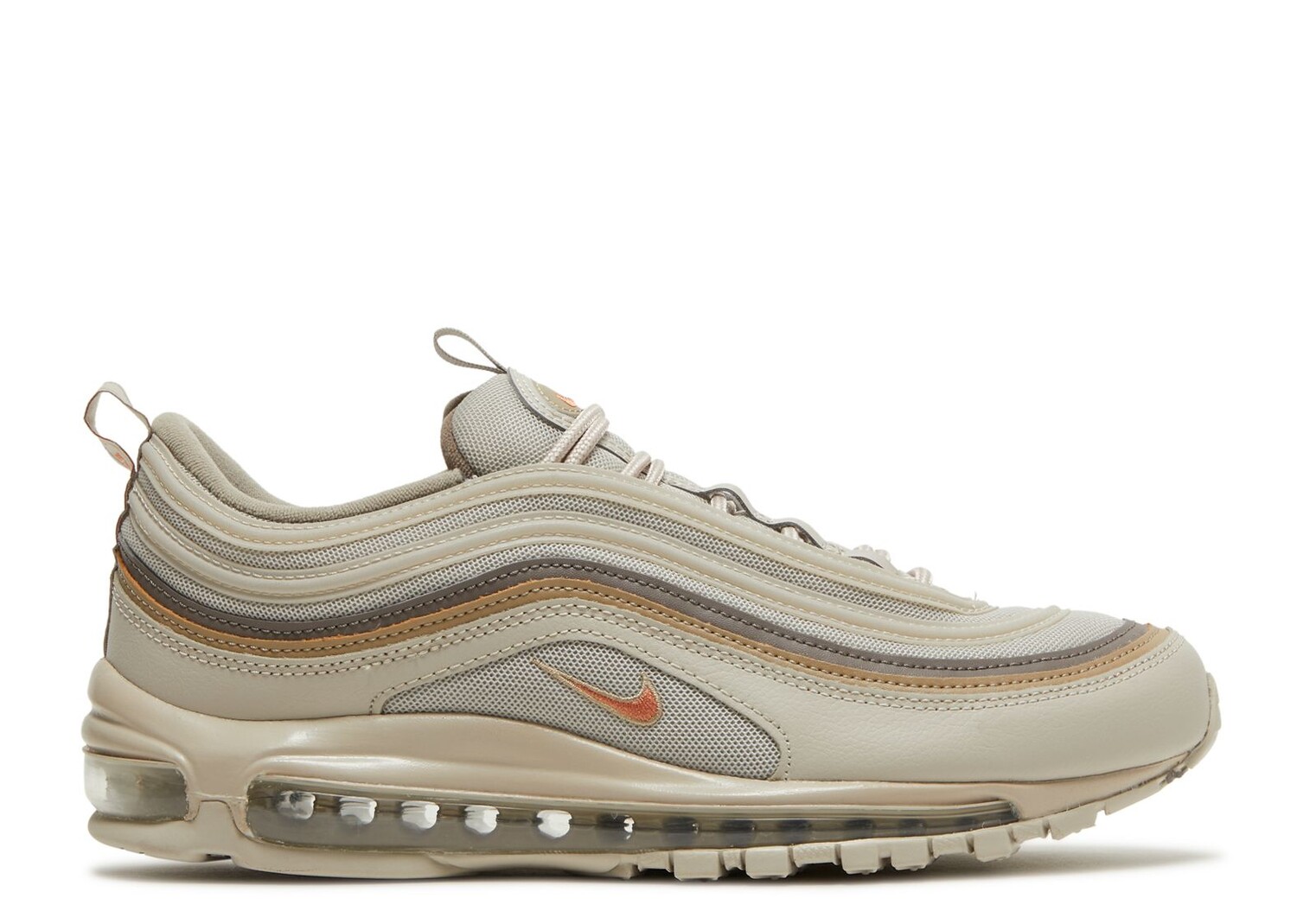 

Кроссовки Nike Air Max 97 'Bone Beige', кремовый, Бежевый;серый
