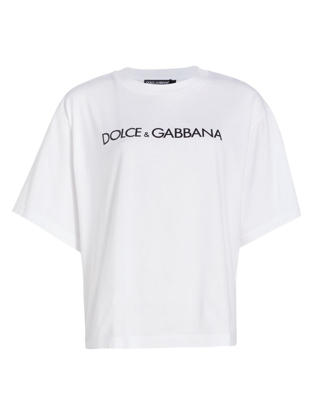 

Хлопковая футболка с логотипом DOLCE&GABBANA, Серый