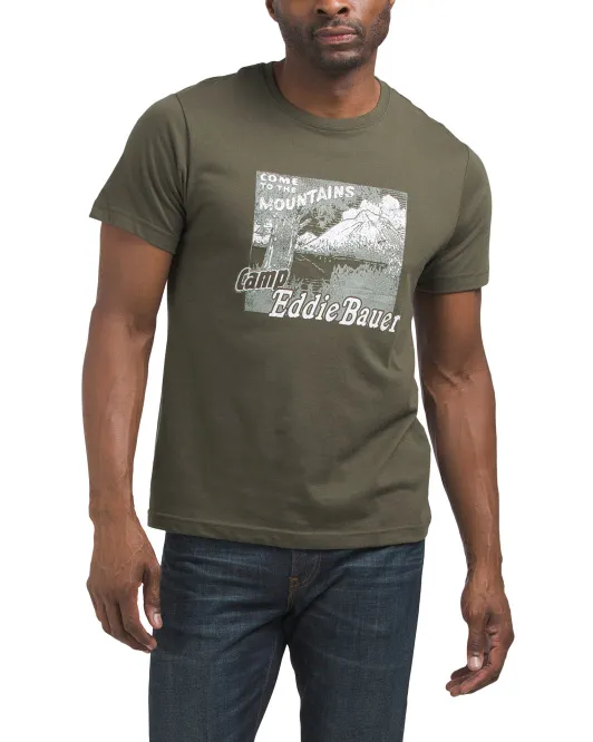 

Футболка Eddies Fishing Camp Eddie Bauer, цвет Mint