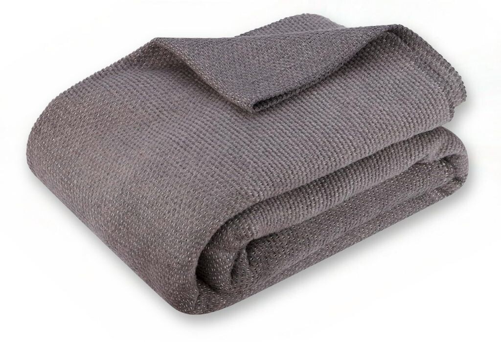 

Мягкий плед Pure бежевого цвета (150х200см) BOHORIA