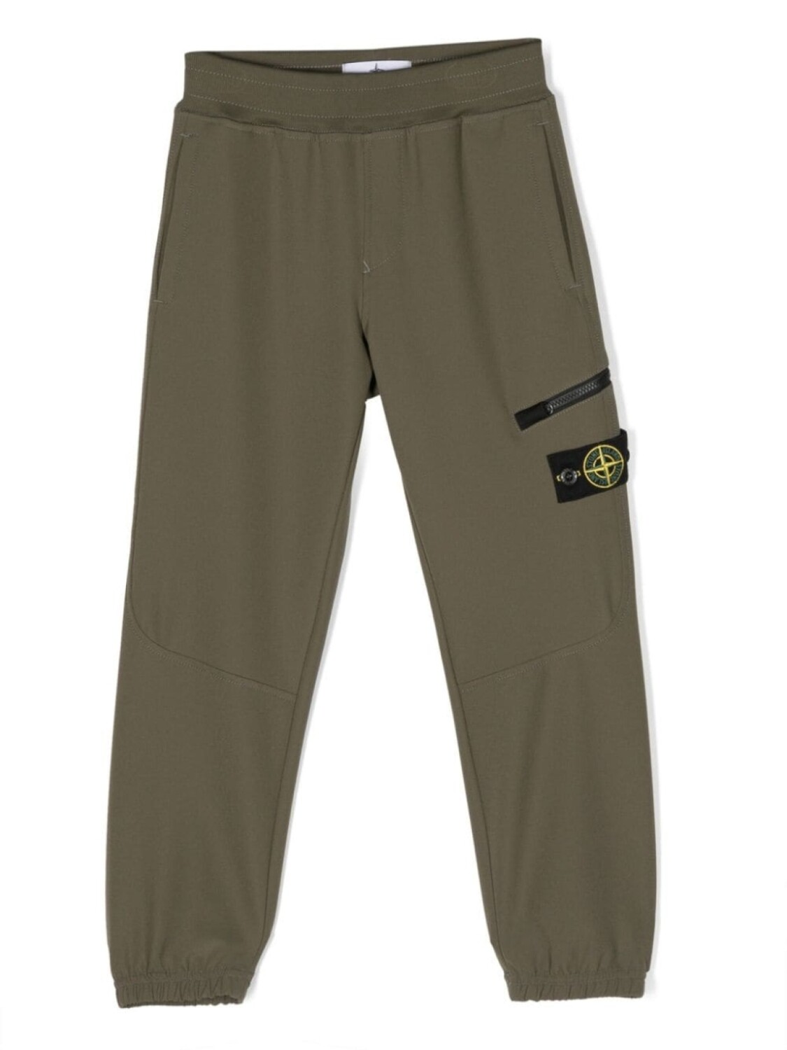 

Stone Island Junior спортивные брюки с нашивкой Compass, зеленый