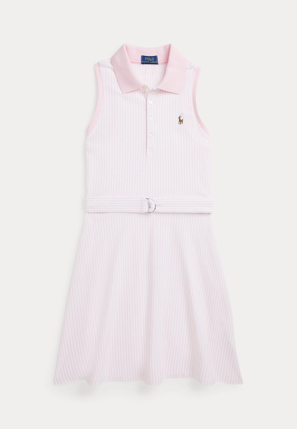 

Летнее платье Oxford Day Dress Polo Ralph Lauren, цвет carmel pink/white